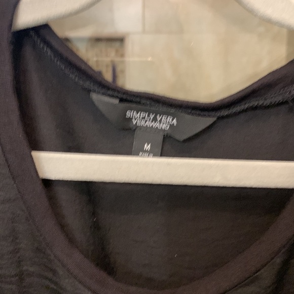 Vera Wang black drawstring dress with pockets Medium - Picture 5 of 10